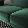 Honbay Luxury Mid-Century Sofa In Suede