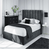 Uniline Pro Luxury Upholstered Bed in Suede