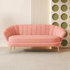 Boston Luxury Mid-Century Sofa In Suede