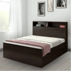 Denver Luxury Wooden Bed In PU Polish