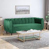 Bobran Luxury Mid-Century Sofa In Suede