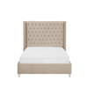 Boom Quilt Luxury Upholstered Bed Without Storage In Suede