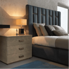 Flex Luxury Upholstered Bed in Suede