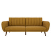 Brittan Luxury Mid-Century Sofa In Suede