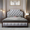 Cosco Premium Upholstered Bed in Suede