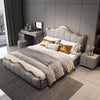 Pasco Premium Upholstered Bed in Suede