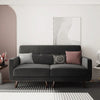 Honbay Luxury Mid-Century Sofa In Suede