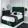 Uniline Pro Luxury Upholstered Bed in Suede