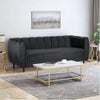 Bobran Luxury Mid-Century Sofa In Suede