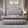 Cosco Premium Upholstered Bed in Suede