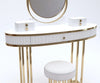 Royal Solid Wood PU Polished Dressing Table