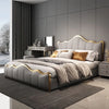 Pasco Premium Upholstered Bed in Suede