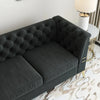 Loft Luxury Chesterfield Sofa Set in Suede