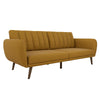 Brittan Luxury Mid-Century Sofa In Suede