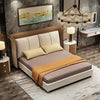 Mehram Luxury Hydraulic Upholstered Bed in Leatherette