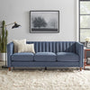 Uniline Pro Luxury Mid-Century Sofa In Suede