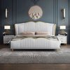 Monaco Premium Upholstered Bed in Suede