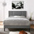 Seraphic Luxury Upholstered Bed Without Storage In Suede