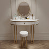 Royal Solid Wood PU Polished Dressing Table