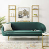 Subline Luxury Mid-Century Sofa In Suede