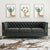 Loft Luxury Chesterfield Sofa Set in Suede