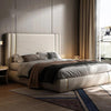 Dennis Luxury Upholstered Bed in Suede