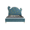 Dino Luxury Upholstered Bed Without Storage in Suede