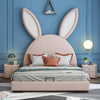 Bunny Luxury Upholstered Bed in Suede