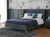 Knox Luxury Upholstered Bed Without Storage in Suede