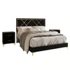 Porch Premium Upholstered Bed Without Storage In Suede