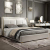 Tony Luxury Upholstered Bed in Leatherette