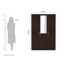 Rolex Engineered Wood Wardrobe 3 Doors