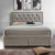 Apollo Upholstered Bed with Drawers Storage in Suede