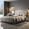 Rado Premium Upholstered Bed in Suede