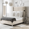 Boom Quilt Luxury Upholstered Bed Without Storage In Suede