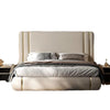 Dennis Luxury Upholstered Bed in Suede