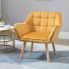 Dolcy Luxury Accent Chair In Suede