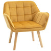 Dolcy Luxury Accent Chair In Suede