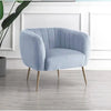 Aylin Luxury Accent Chair In Suede