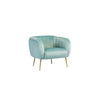 Aylin Luxury Accent Chair In Suede