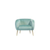 Aylin Luxury Accent Chair In Suede