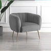 Aylin Luxury Accent Chair In Suede