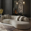 Remix Curved Premium Sofa Set in Suede