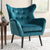 Tufted Luxury Accent Chair In Suede