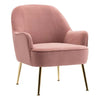 Mahi Luxury Accent Chair In Suede