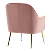 Mahi Luxury Accent Chair In Suede