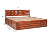 Plutio Luxury Sheesham Wooden Bed