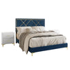 Porch Premium Upholstered Bed Without Storage In Suede