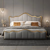 Pasco Premium Upholstered Bed in Suede