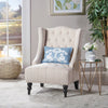 Masco High Back Chair In Suede